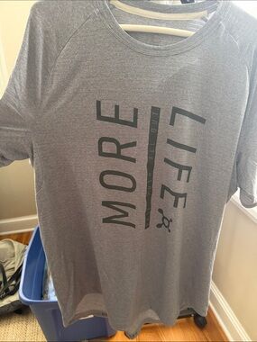 lululemon X OTF collab 'MORE LIFE' Short Sleeve Tee